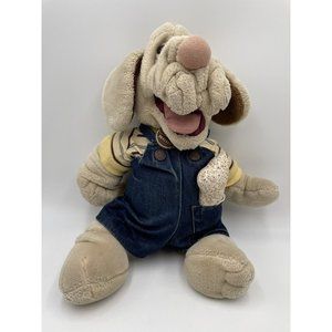 30 inch Wrinkles Plush Dog Hand Puppet Ganz Vintage 80’s